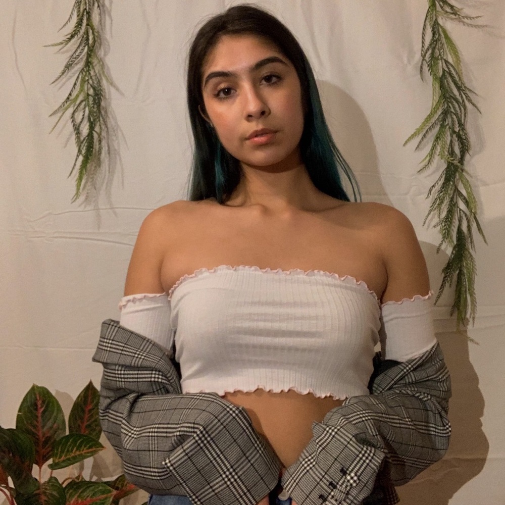 Cropped off the Shoulder Top